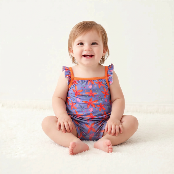 Lavender Leilani Bubble Romper - Bestaroo