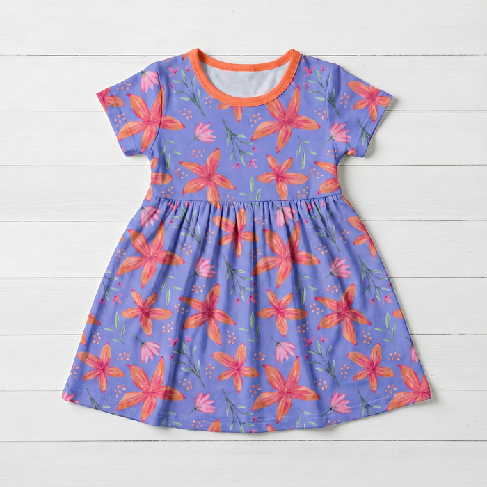 Lavender Leilani S/S Dress - Bestaroo