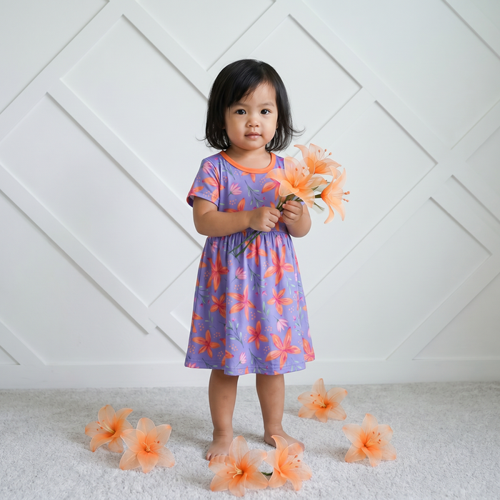 Lavender Leilani S/S Dress - Bestaroo