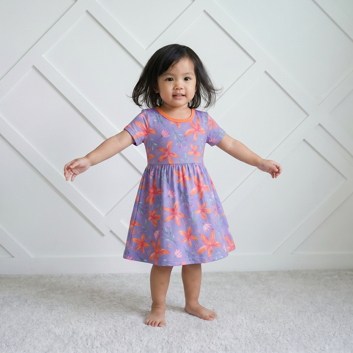 Lavender Leilani S/S Dress - Bestaroo