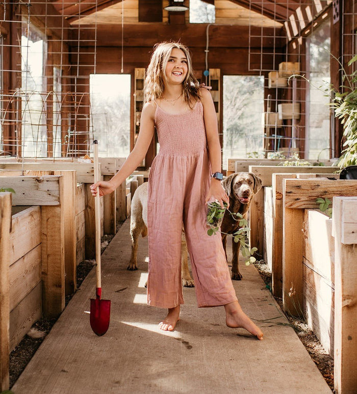 Bestaroo - Bamboo - leena jumpsuit in dusty rose