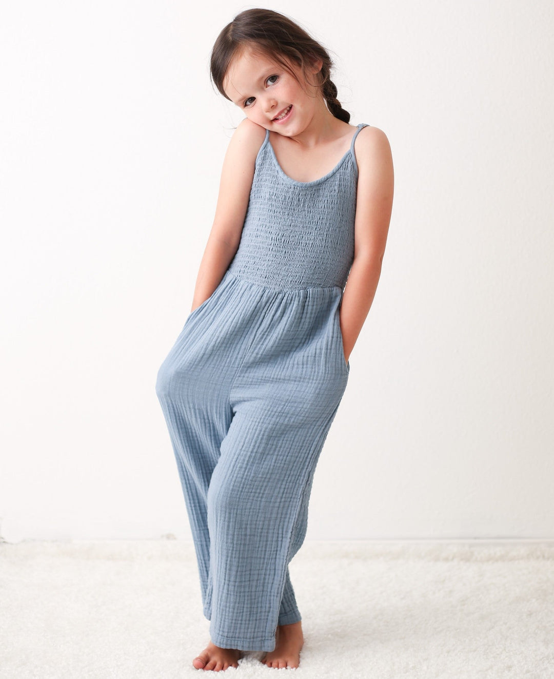 Bestaroo - Bamboo - leena jumpsuit in skye blue