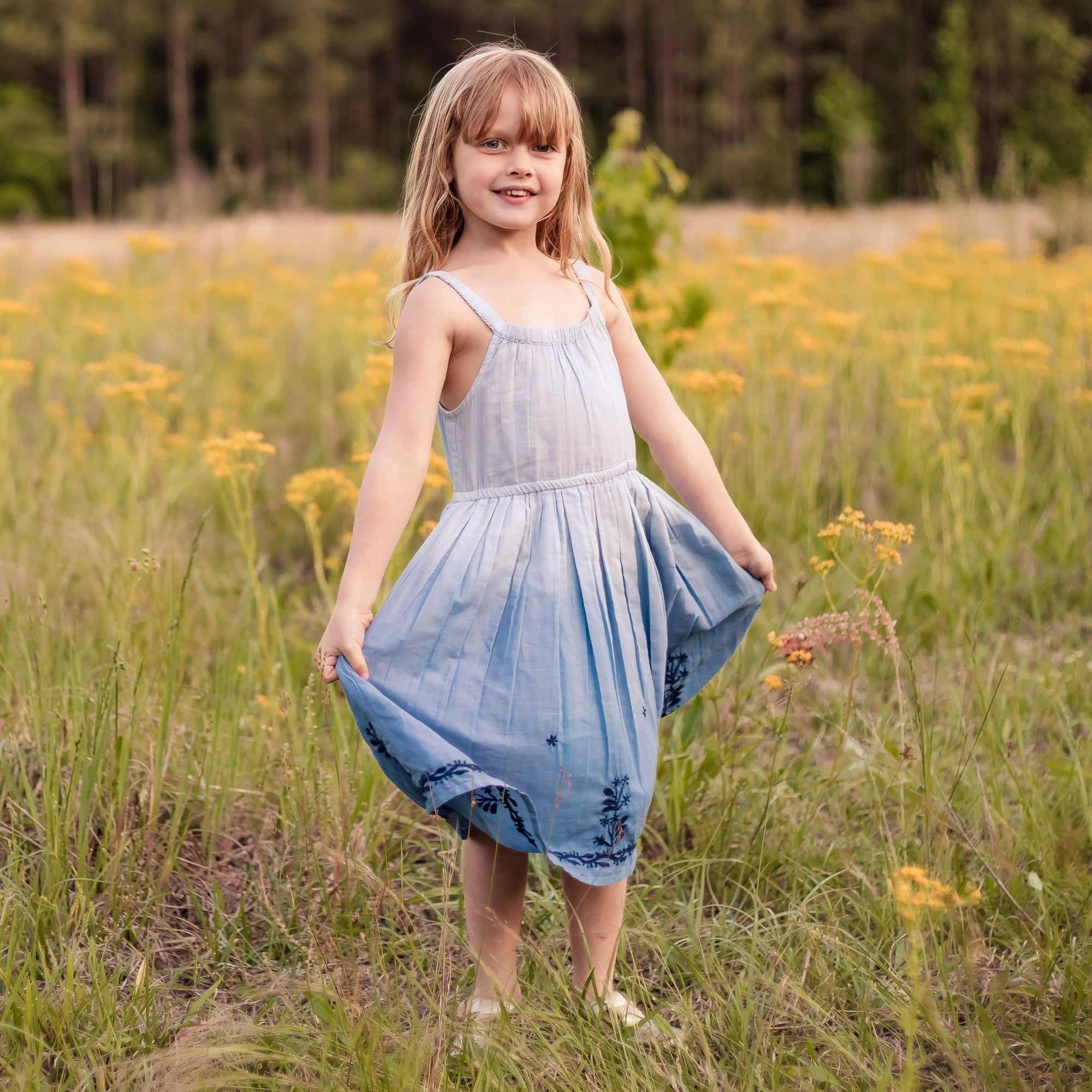 Bestaroo - leila dress in blue