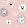 Bestaroo - Bamboo - Lions Pink Swaddle