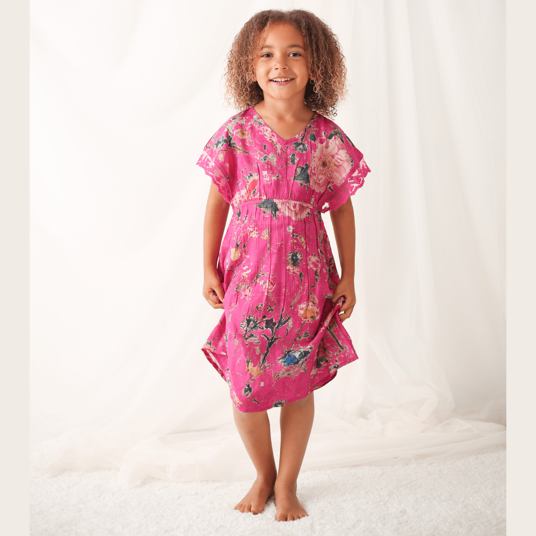 Bestaroo - Bamboo - maya dress in hot pink