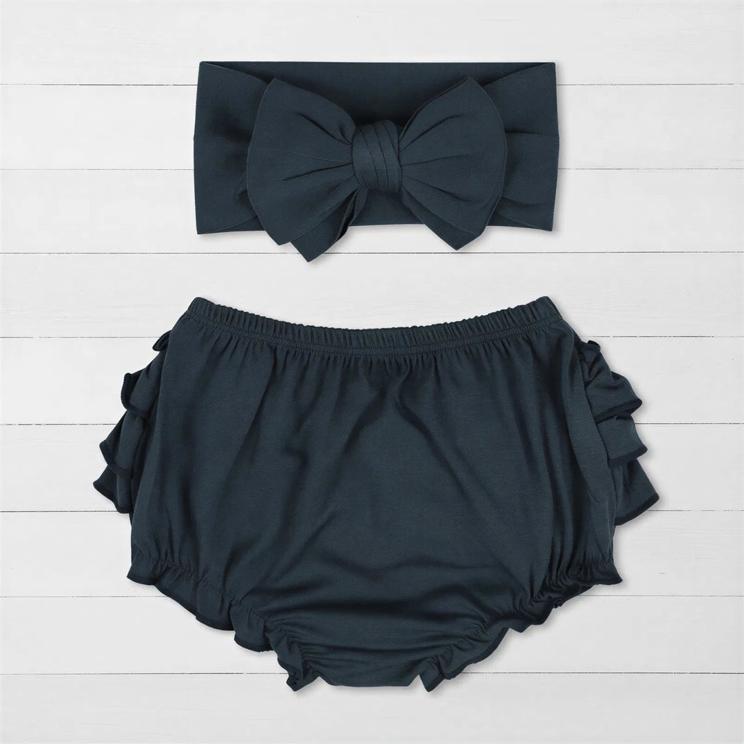 Bestaroo - Bamboo - Midnight Navy Bloomer and Headband