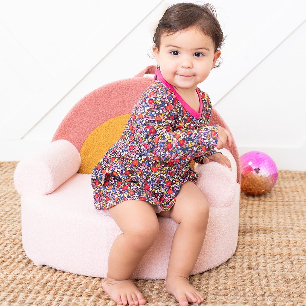 Bestaroo - Bamboo - Midnight Petals Bodysuit Dress