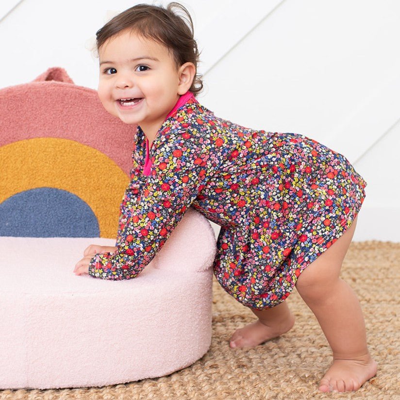 Bestaroo - Bamboo - Midnight Petals Bodysuit Dress