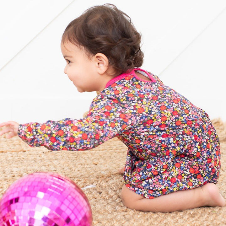 Bestaroo - Bamboo - Midnight Petals Bodysuit Dress