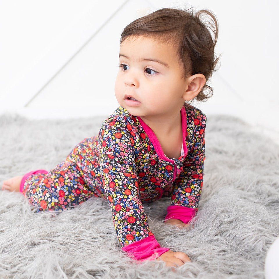 Bestaroo - Bamboo - Midnight Petals Convertible Coverall