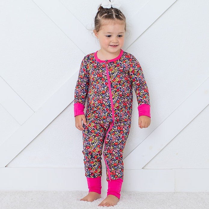 Bestaroo - Bamboo - Midnight Petals Convertible Coverall