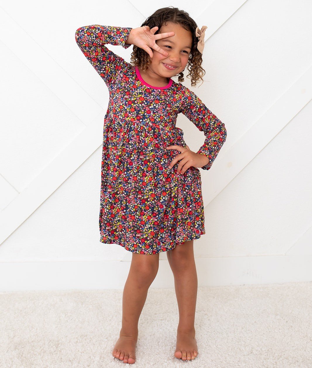 Bestaroo - Bamboo - Midnight Petals Dress