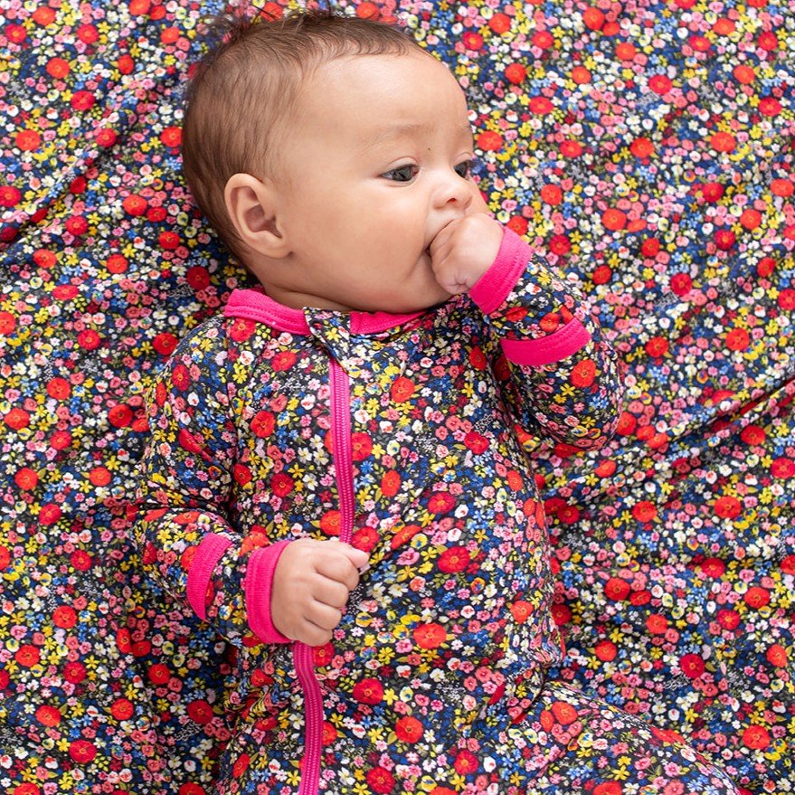 Bestaroo - Bamboo - Midnight Petals Footie