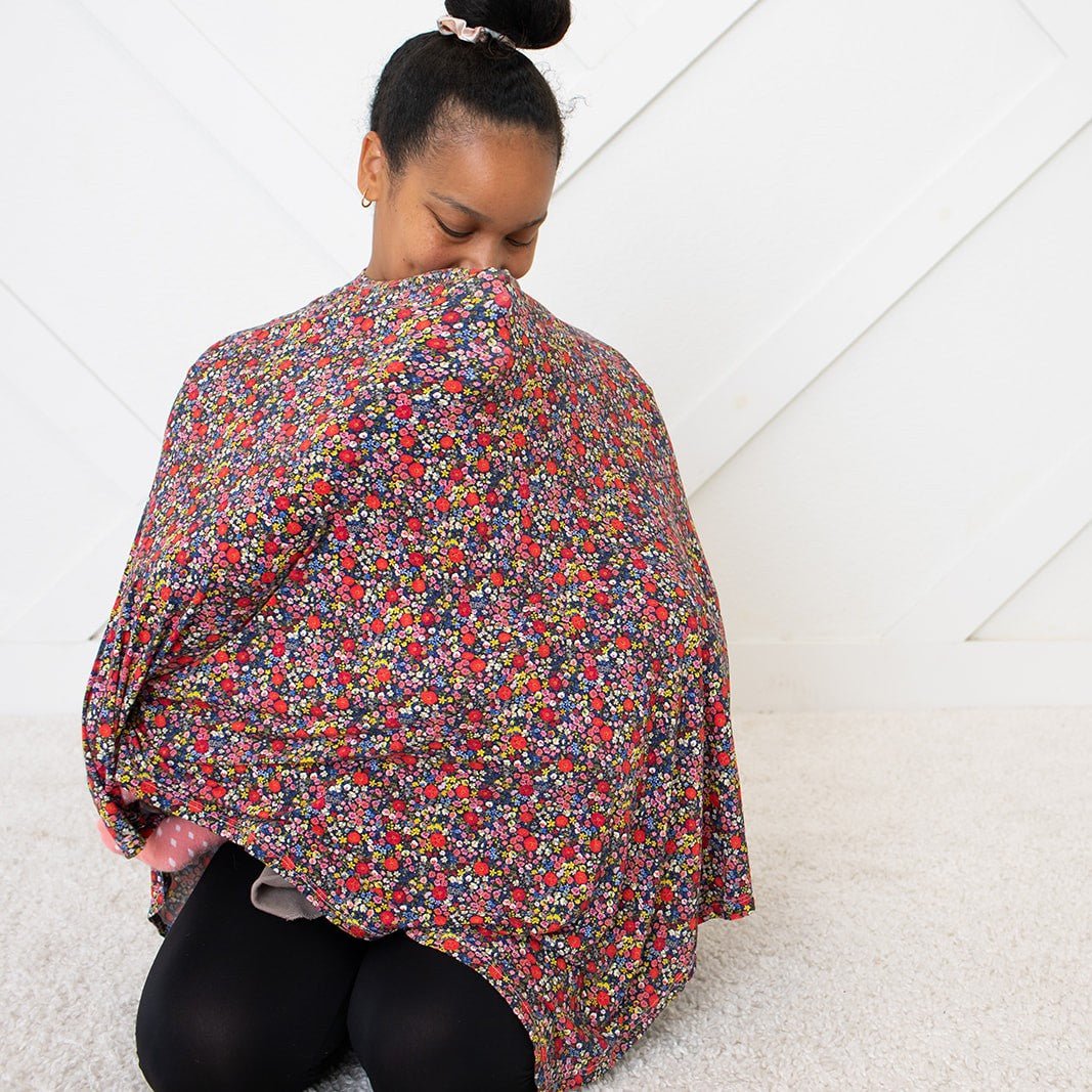 Bestaroo - Bamboo - Midnight Petals Nursing Cover
