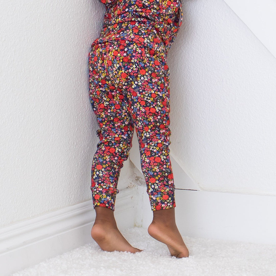 Bestaroo - Bamboo - Midnight Petals Relaxed Fit Jogger