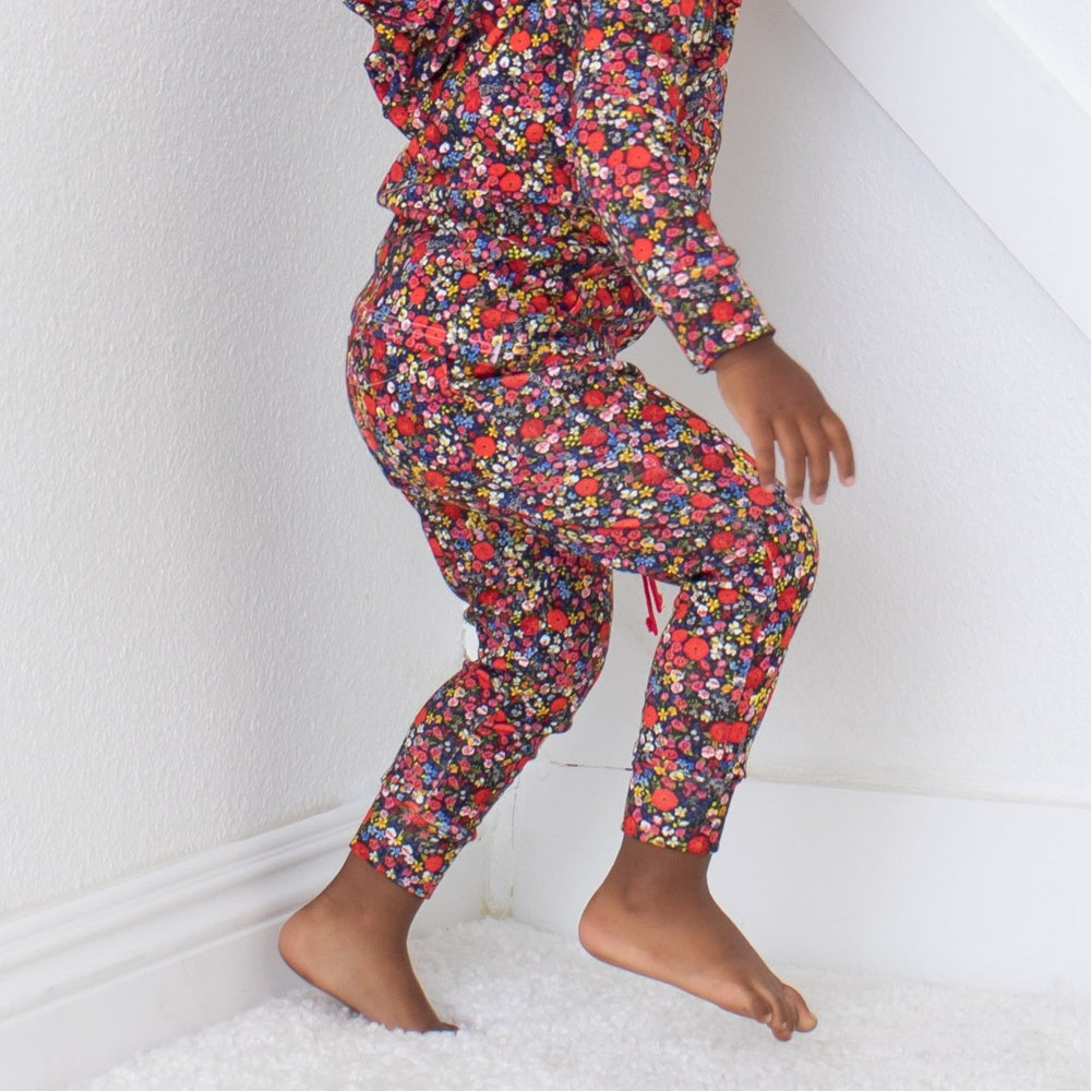 Bestaroo - Bamboo - Midnight Petals Relaxed Fit Jogger