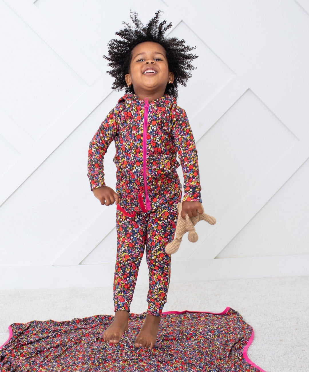 Bestaroo - Bamboo - Midnight Petals Relaxed Fit Jogger