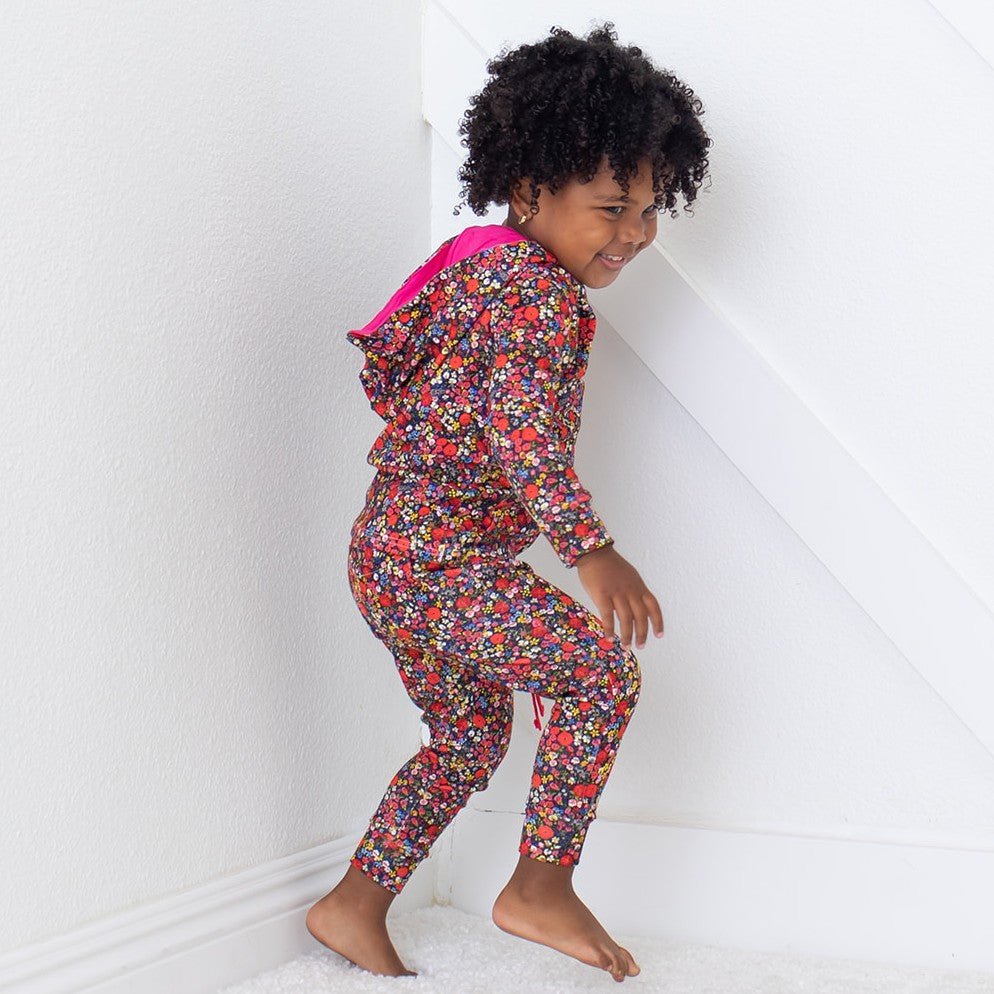 Bestaroo - Bamboo - Midnight Petals Zipper Hoodie