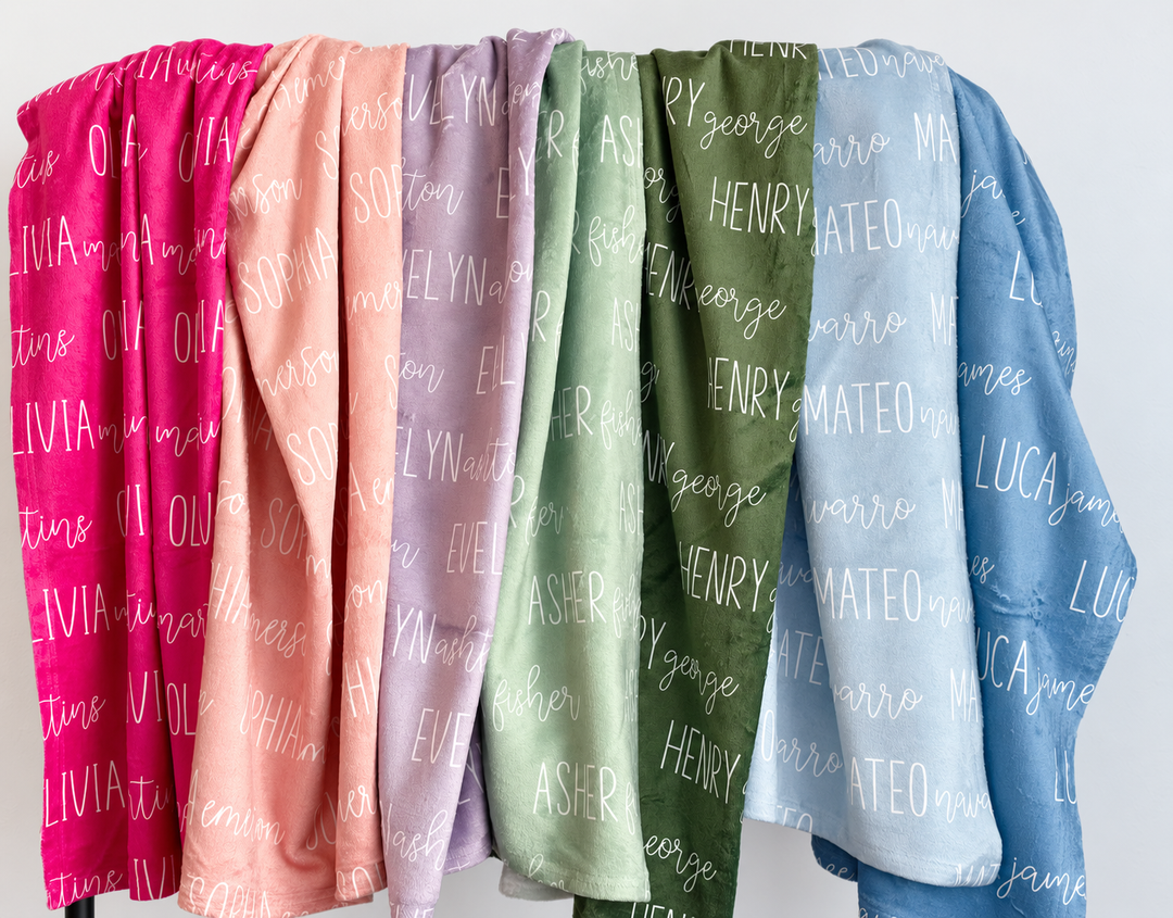 Personalized Minky Blanket