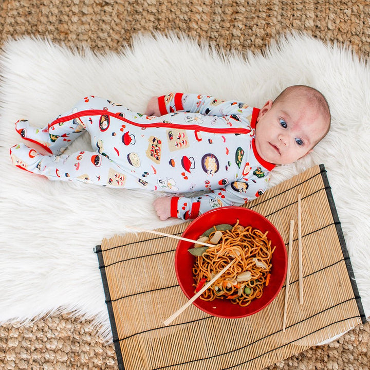 Bestaroo - Bamboo - Miso Cute Footie (blue)