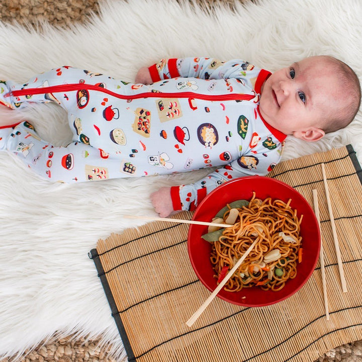 Bestaroo - Bamboo - Miso Cute Footie (blue)