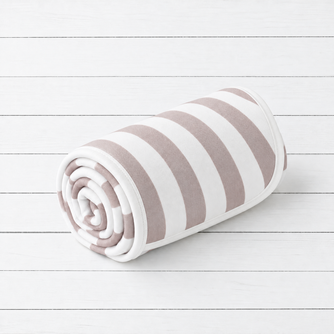 Bestaroo - Bamboo - Mocha Stripes Swaddle