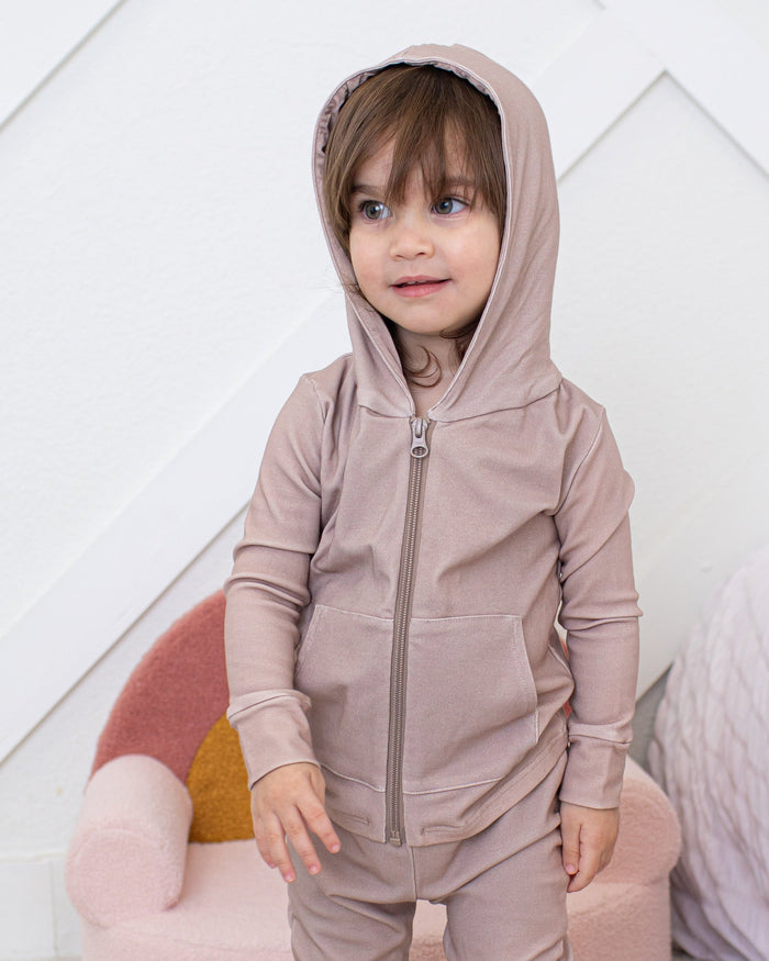 Bestaroo - Bamboo - Mocha Zipper Hoodie