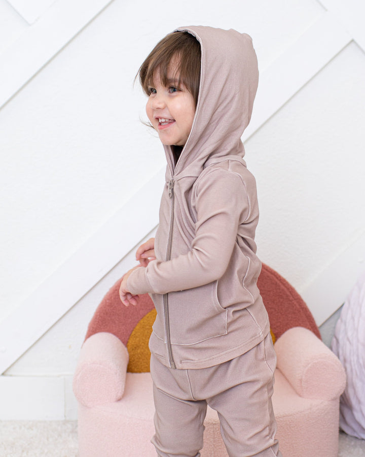Bestaroo - Bamboo - Mocha Zipper Hoodie