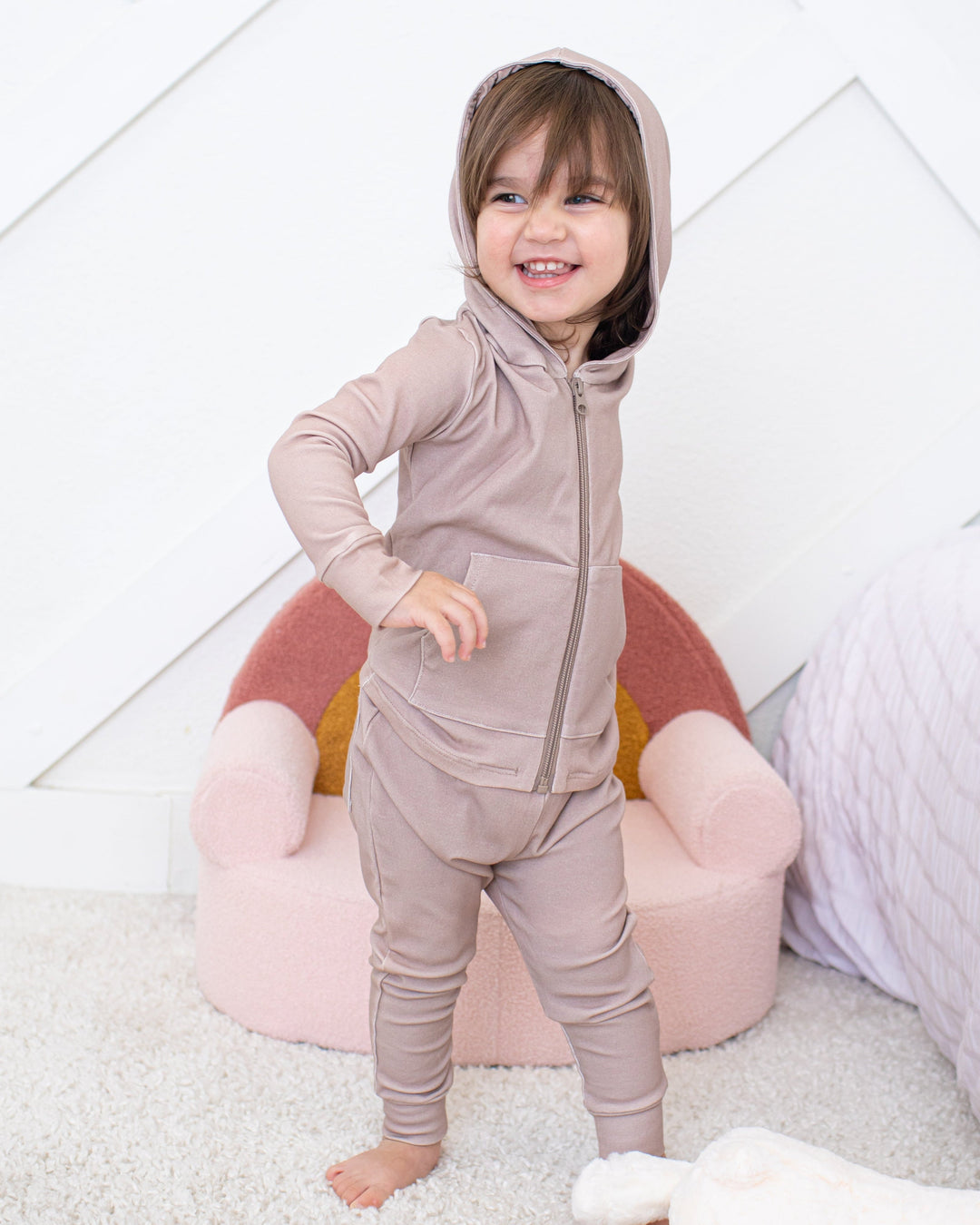 Bestaroo - Bamboo - Mocha Zipper Hoodie