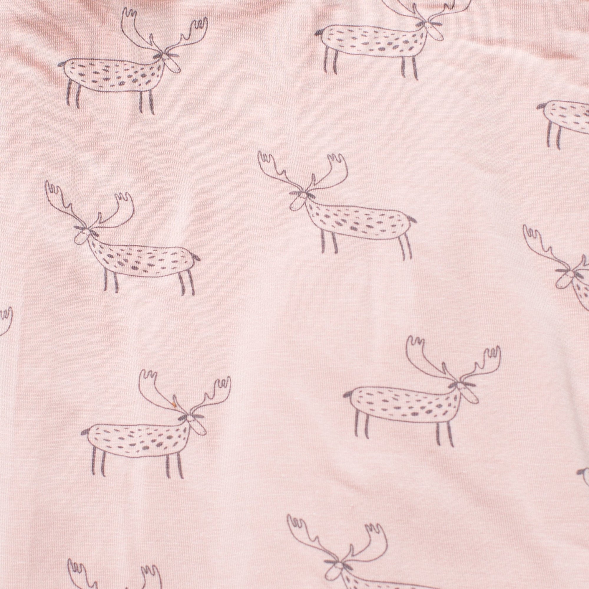 Bestaroo - Bamboo - Moose in Pink Romper