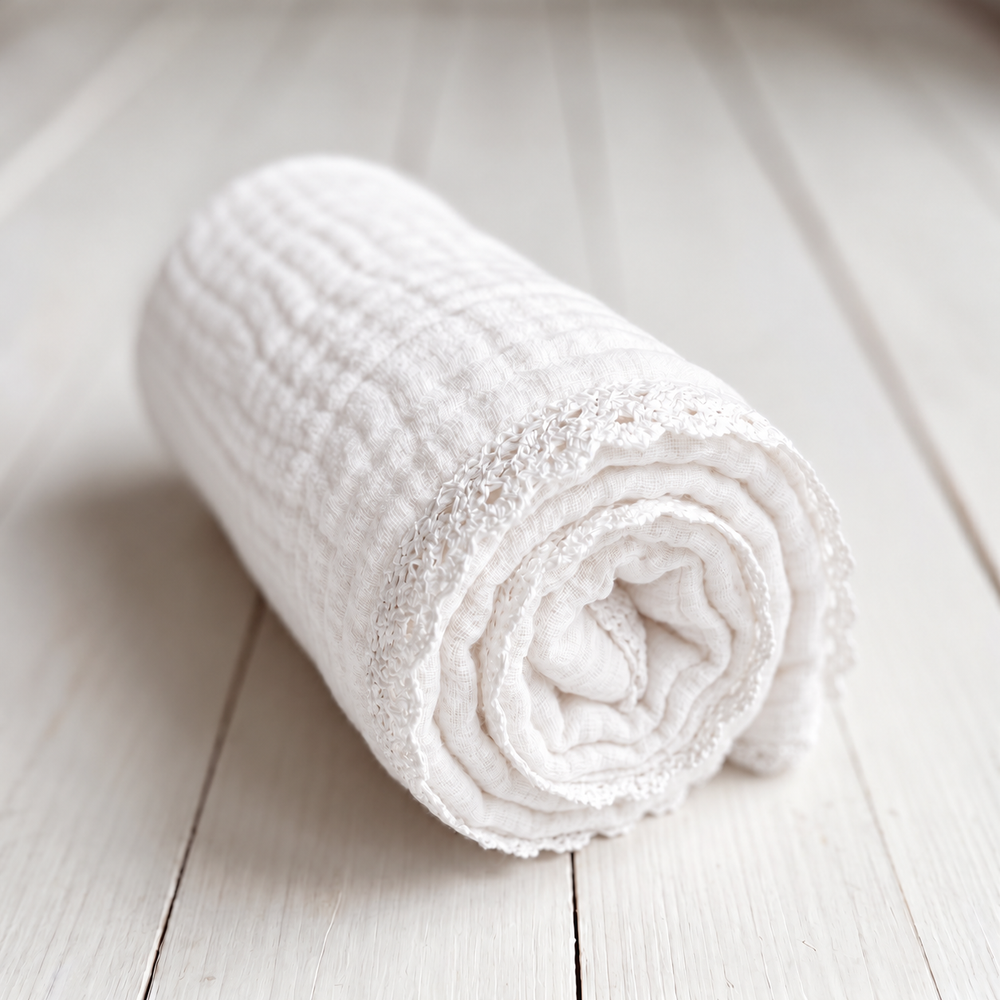 Bestaroo - Bamboo - Muslin Blanket in Ivory