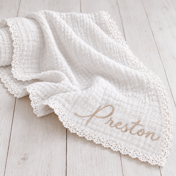 Bestaroo - Bamboo - Muslin Blanket in Ivory