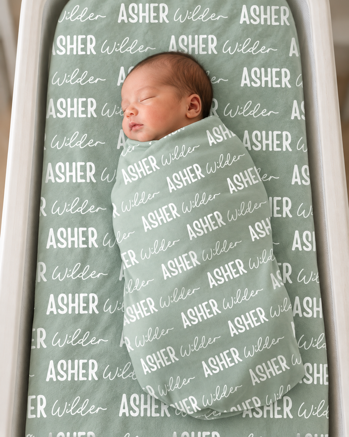Personalized Baby Swaddle