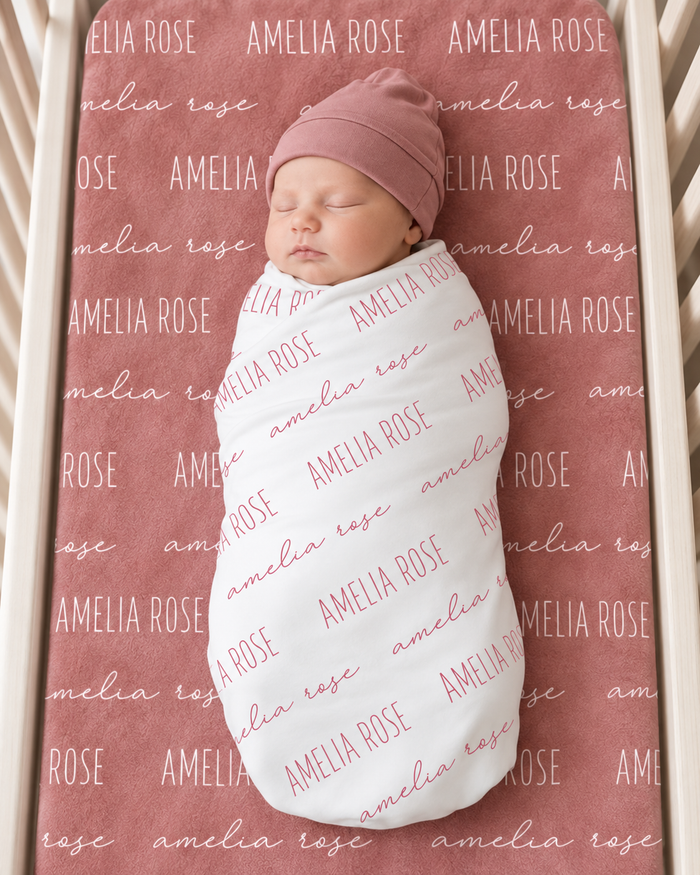 Personalized Newborn Swaddle
