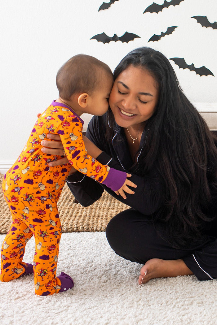 Bestaroo - Bamboo - Orange Boo Crew Convertible Coverall