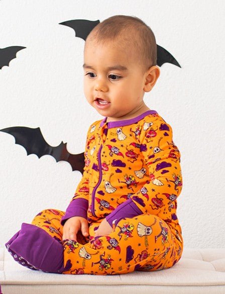 Bestaroo - Bamboo - Orange Boo Crew Convertible Coverall