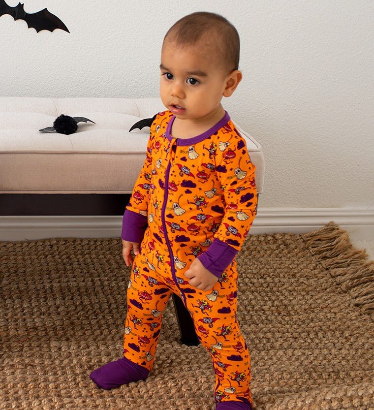 Bestaroo - Bamboo - Orange Boo Crew Convertible Coverall