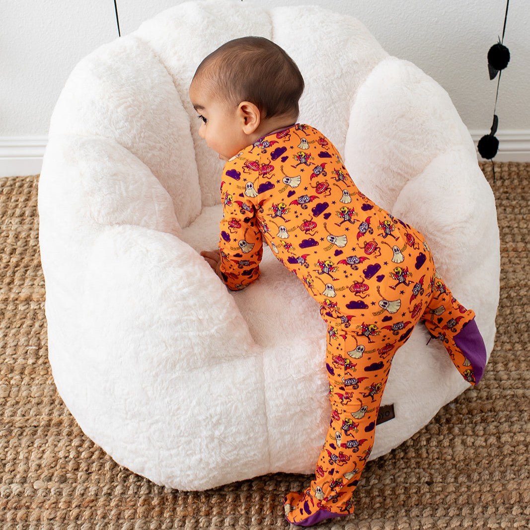 Bestaroo - Bamboo - Orange Boo Crew Footie