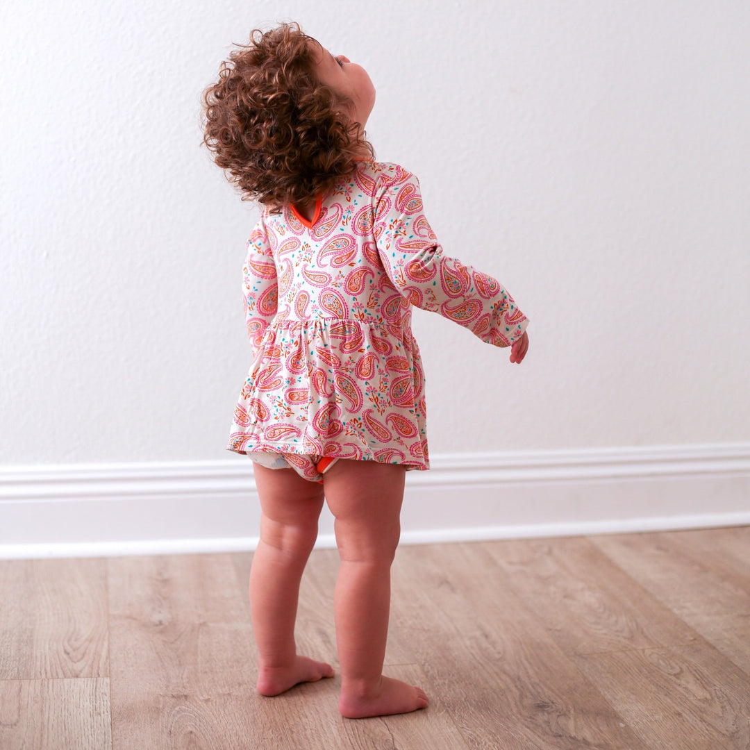 Bestaroo - Paisley Bodysuit Dress