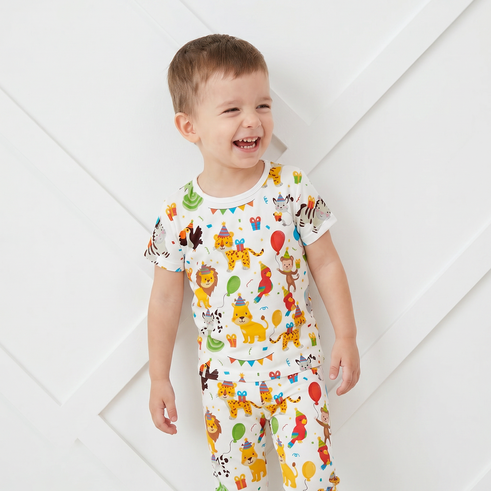 Bestaroo - Bamboo - Party Animals S/S Pajama