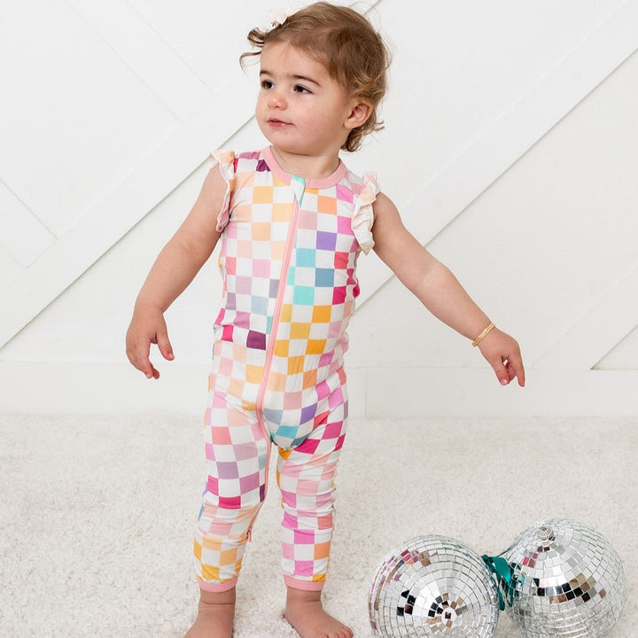 Bestaroo - Bamboo - Pastel Checks Coverall