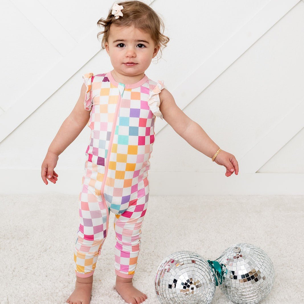 Bestaroo - Bamboo - Pastel Checks Coverall