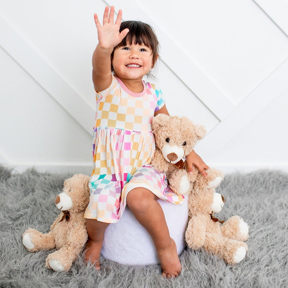 Bestaroo - Pastel Checks Dress