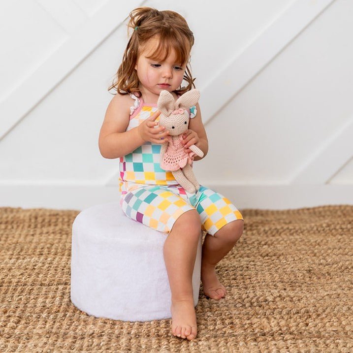 Bestaroo - Pastel Checks Flutter PJs