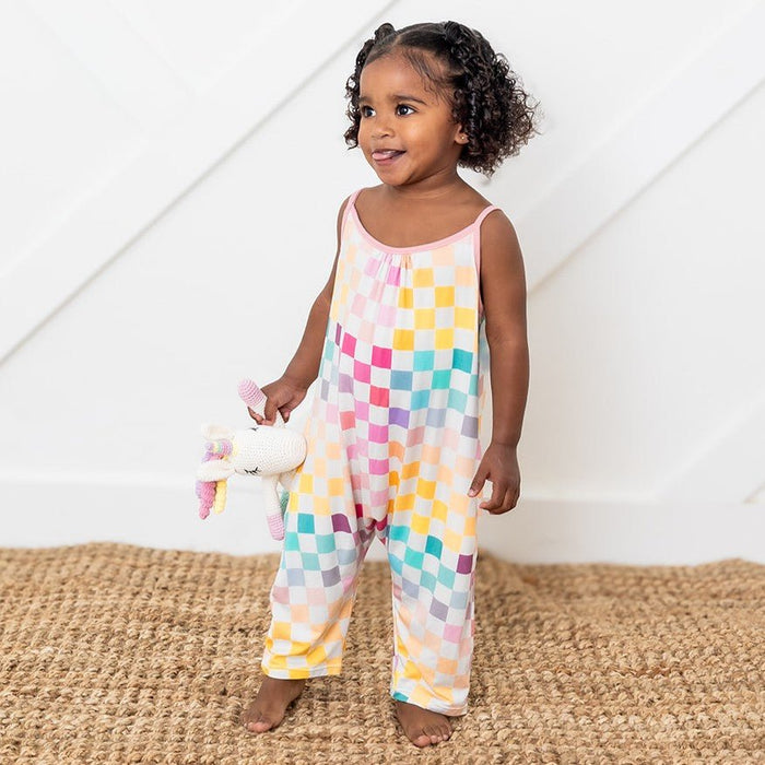 Bestaroo - Bamboo - Pastel Checks Jumpsuit