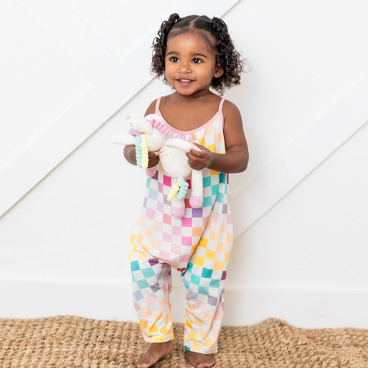 Bestaroo - Bamboo - Pastel Checks Jumpsuit