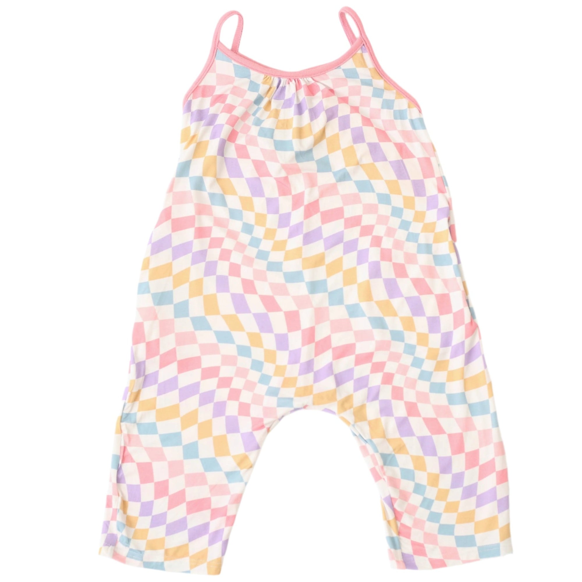 Bestaroo - Bamboo - Pastel Checks Jumpsuit