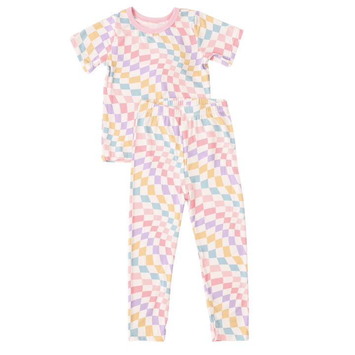 Bestaroo - Bamboo - Pastel Checks Pajama