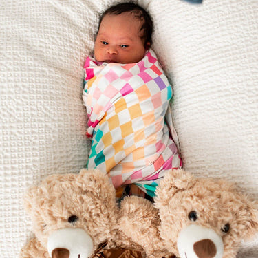 Bestaroo - Pastel Checks Swaddle