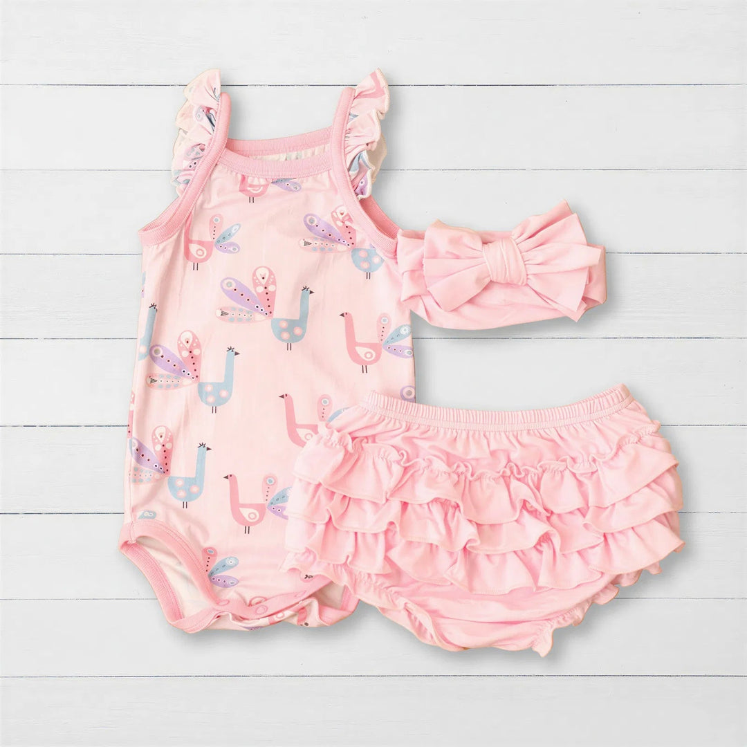 Bestaroo - Bamboo - Peacock Bloomer Set